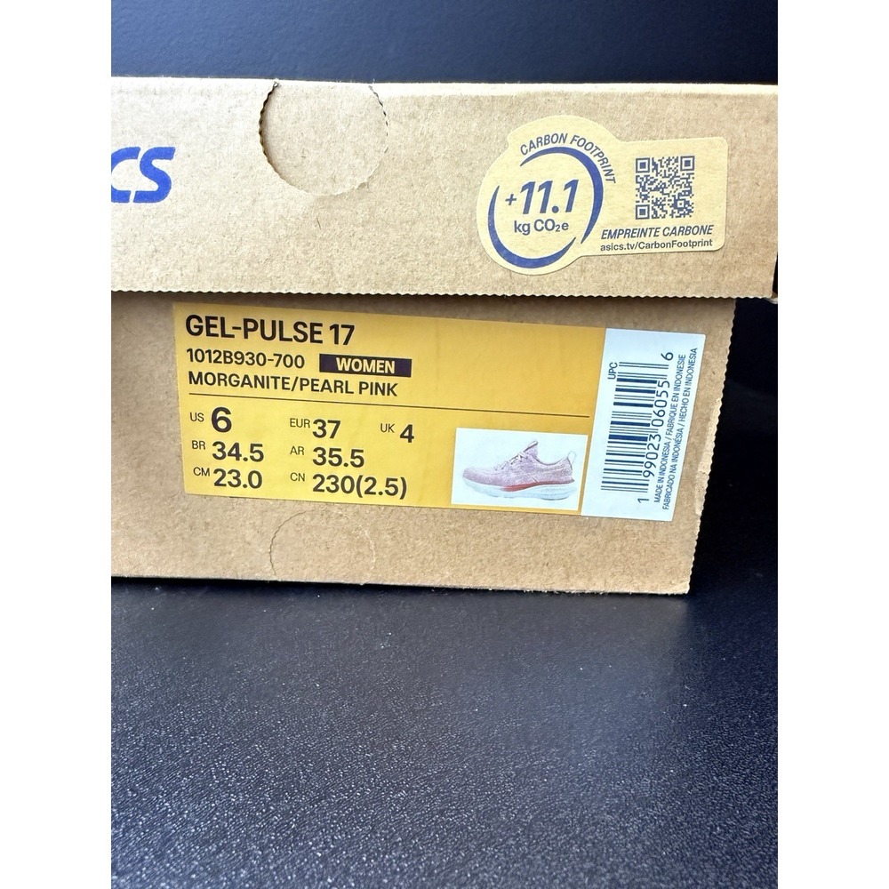 ASICS Women's Size 6 Shoes Gel-Pulse 17 White Pearl Pink Running Gym Sneaker - Picture 15 of 15